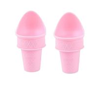 Buhdjfnke Ice Cream and Tool Set Ice Cream Spoon, Reusable Mini Scoop Cones Set, Good Grip Plastic Cookie Baking A