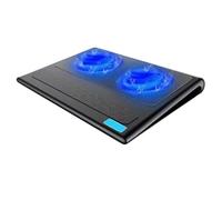 Buhdjfnke Laptop Cooler Base Metal Mesh Gaming Laptop Stand 2 Fans USB Interface Air-Cooled Silent Cooling Device