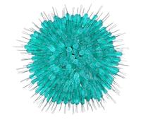 Buhdjfnke Medium Crystal Green Space Beans, High Transparency and Super Tight Olive-Shaped Space Beans, Fishing Accessories