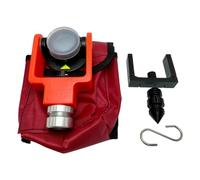 Buhdjfnke Middle Mounted Bubble Vial Design 102 Mini Prism System 0/-30mm Matel for Total Station Surveying GPS