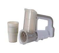 Buhdjfnke Multifunctional Electric Roller Vegetable Cutter Cheese Shredder, Slicer, Shredded Ice Cutter Kitchen Gadgets Gray