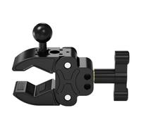 Buhdjfnke Multifunctional Metal 17mm Ball Head Universal Adjustment Strong Clamp Photography Tripod Desktop Camera Stand Crab Claw