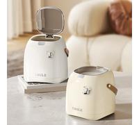 Buhdjfnke Multifunctional Remote Control& Tissue Holder-Stylish -Button Trash Can with Lid-Dust-Proof for Bedroom Living Room Cream Tissue Box
