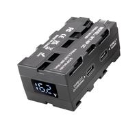 Buhdjfnke NP-F Double-Sided Dummy Battery LED Light Virtual Battery Monitor External V-Port Power Supply News