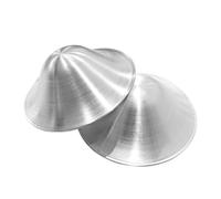 Buhdjfnke Nursing Cups Hot Soothing Nipple Covers Healing Silver Breastfeeding Essentials Nipple Covers Silvering Cups for Nursing Newborn S
