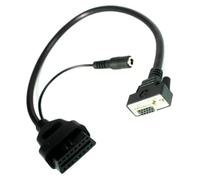 Buhdjfnke OBD2 15PIN to 16pin for Launch X431 OBD Cable Adapter Conversion OBD2 Cable for Launch X431 OBDAdapter 15PIN to 16pin Auto Diag Main Cable Car Tools 15 PIN 16-Pin