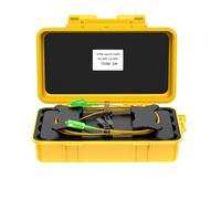 Buhdjfnke OTDR Transmitter Cable Box 150M Fiber Optic Dead Spot Eliminator Launch Cable Ring Design SC/-LC/