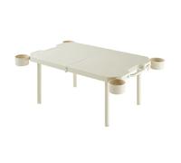 Buhdjfnke Outdoor, Portable, Camping Picnic Table, Rectangular Household Dining Table