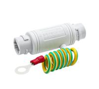 Buhdjfnke Outdoor Waterproof Surge Protector Gigabit POE Network Arrester 12V to 57V CCTV Security AP Signal RJ45