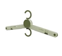 Buhdjfnke Portable Folding Clothes Hanger with Clips, Multi-Functional Drying Rack for Clothes and Shoes,Sturdy Travel Accessory A