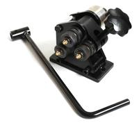 Buhdjfnke PR-3 Manual Micro Round Plate Rolling Machine Small Hand Crank Three Roll Pipe Bender Bending