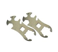 Buhdjfnke Regulator Wrenches Stainless Steel Cylinder Key Wrench Shut-Off Oxygen Tank Key Multifunctional Portable Handtool