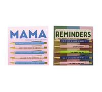 Buhdjfnke Reminder Daily Mantra Pens Funny Weekly Pens Fine Point Smooth Writing Pens 2Set