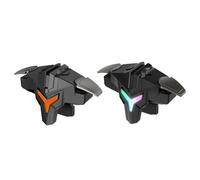 Buhdjfnke RGB A1 4 Finger Game Controller for Mobile Gaming Trigger Professional Joystick for Mobile Phones