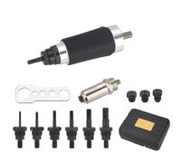 Buhdjfnke Rivet Nut Tool Rivet Nut Two Functions Rivnut Tool Kit Including 6 Rivet Nut Mandrels and 3 Rivet Heads