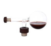 Buhdjfnke Round/Peach Shaped Quick Decanter Glass Sobering Device Red Wine Aerator Portable Red Wine Bottle Pourer Transparent Red Wine Round