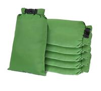 Buhdjfnke Secure Buckle Closure, 6-Pack Heavy-Duty Canvas Sandbags-for Flooding-Easy Carry, 13.8" X 25.6"