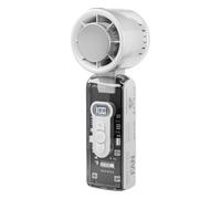 Buhdjfnke Semiconductor Refrigeration High Speed Fan High Speed Handheld Turbo Fan Infinite Speed Regulation White