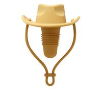 Buhdjfnke Silicone Cowboy Hat Wine Cork Champagne Beer Bottle Stopper Kitchen Bar Accessories Yellow