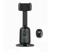 Buhdjfnke Smart AI Gimbal Auto Face Tracking Tripod, 360° Rotating with Remote & Gesture Control for Video Recording,Vlog