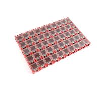 Buhdjfnke SMD SMT Electronic Component Container Mini Storage Boxes Kit for Electronic Components Electronic Components Storage Box Red