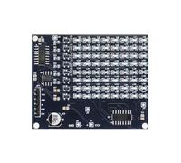 Buhdjfnke Soldering Practice Kit DIY Electronic Kit 64 SMD LED Patch Matrix Advertising Screen Number Display Soldering Project