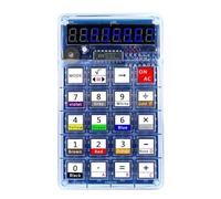 Buhdjfnke Soldering Practice Kits with 51 Microcontroller DIY Electronic Calculator Featuring LED Digital Tube Display for School Training A