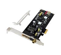 Buhdjfnke SSS1700 Internal PCIe X1 Sound Card Fiber Optic Coaxial Digital Audio HiFi Sound Card Driver-Free