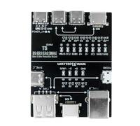Buhdjfnke T5 Data Cable Detection Board Universal IOS Android Type-C Micro USB Data Cable Abnormal Testing Rapid Detector