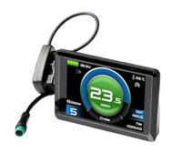 Buhdjfnke TF02H Smart Color Display 24V 36V 48V LCD E-Bike Lithium Battery Conversion Accessories with Waterproof Connector