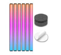 Buhdjfnke TuYa WIFI LED Smart Wall Lamp 5V USB Bar DIY Atmosphere LED Night Light Music Rhythm for TV Backlight Bedroom Game(D)