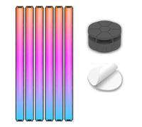 Buhdjfnke TuYa WIFI LED Smart Wall Lamp 5V USB Bar DIY Atmosphere LED Night Light Music Rhythm for TV Backlight Bedroom Game(B)