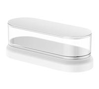 Buhdjfnke Ultrasonic Cleaning Machine, Crystal Clear Tank, Silver Cleaner for Ring, Wearing, Glasses, Cosmetic Brush, Watches