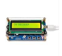 Buhdjfnke Upgraded CW Morse Code Decoder Finished +Case with Digital LCD CW Trainer Morse Code Decoder Kit