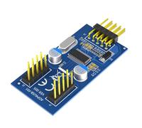 Buhdjfnke USB 2.0 9Pin Header Male 1 to2 Female Adapter USB 2.0 9Pin Adapter Extension Cable forMotherboard