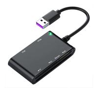 Buhdjfnke USB 3.0 Multi Card Reader 6 in 1 Smart/MS/M2/TF/SIM/SD Picture Card Reader USB3.0 Card Reader