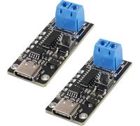 Buhdjfnke USB-C PD QC 100W 5A Fast Charge 2PCS Adjustable Voltage DC 5V 9V 12V 15V 20V Power Supply Trigger Module Type-C Input