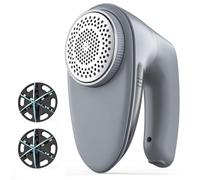 Buhdjfnke USB Fabric Shaver Electric Lint Remover with 6-Leaf Blades for Clothes Bedding Sweater Removal Grey