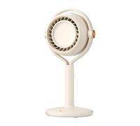 Buhdjfnke Vertical Fan Multi-Function 2400MAh High-Capacity Lithium Battery High Efficiency Continuous Portable Fan,Beige