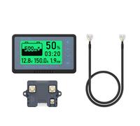 Buhdjfnke Voltage and Current Tester Battery Power Meter for Monitoring the Charge, Voltage and Power of General Automotive Batteries