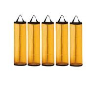 Buhdjfnke Wall-Mounted Garbage Bag Kitchen Hanging Visual Storage Magic No-Punch Pull-Out Plastic Bag Storage Bag Black+Yellow