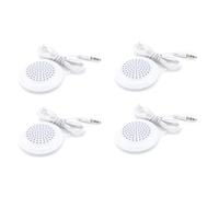 Buhdjfnke White 4Pcs for RPi Mini Speaker 3.5mm Portable Speakers Aux Loudspeaker Smartphone Player Handsfree for Phone