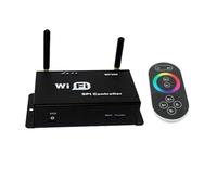 Buhdjfnke WiFi SPI Led Controller Wireless Module Dimmer System RGB Tape Strip Module Lights Dimmer Driver 5v 12v 24v 4a
