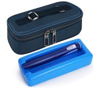 Buhobha Insulin Cooler Travel Case, Diabetic Travel Bag for Insulin Pens, Needles and Diabetes Supplies, Small Insulated Medicine Carrying Case with TSA Approved Ice Pack