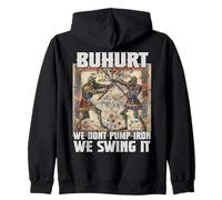 Buhurt elite medieval warriors in full contact Buhurt Zip Hoodie