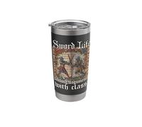 Buhurt Hourly Book - Epic Knight Fight in Armor Buhurt Stainless Steel Insulated Tumbler