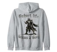 Buhurt knight T Bouhourt motif for tournament fighters Zip Hoodie