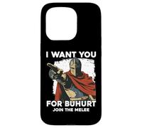 Buhurt Krieger Propaganda - Ritterturnier Tjost HEMA Buhurt Case for iPhone 15 Pro