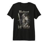 Buhurt Plate Armor Jousting Buhurt Warrior Premium T-Shirt
