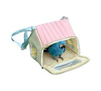 Buhygn Bird Travel Carrier - Breathable Portable Warm Waterproof Pet Bag - Bird Carrier Travel Cage - for Parrot Parakeet Pigeon Animal Offices Outing Vehicle Car Road Trip Daily Shopping